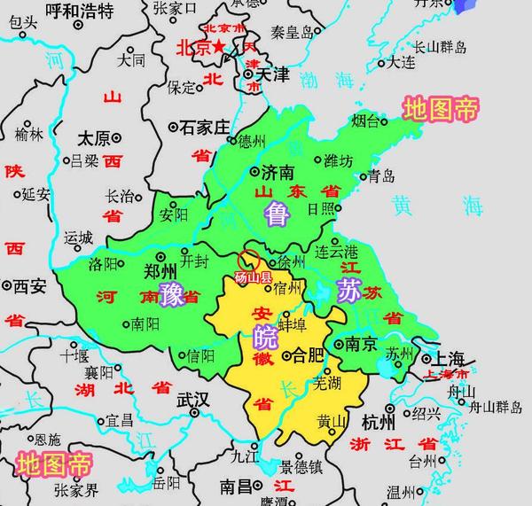 鸡鸣四省的砀山县本属江苏徐州,为何划归安徽?