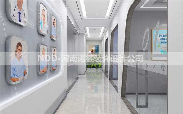 130平牙科诊所装修效果图-郑州贝雅口腔诊所设计方案