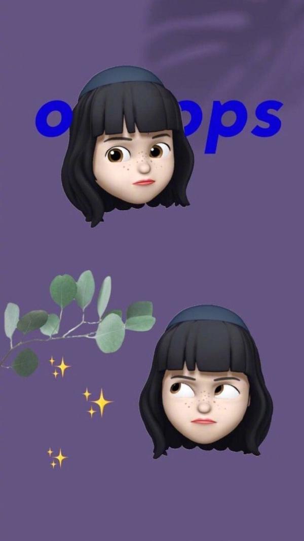 ios12拟我表情系列手机壁纸 ——先点赞后保存