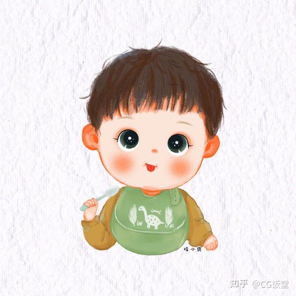 我就是胖嘟嘟 美猪猪~哈哈 圆脸好可爱啊~ 插画师 暖小爽