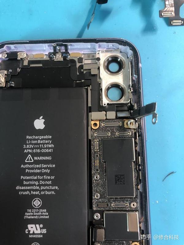 苹果iphone 11拆机分解换屏教程写原彩换原装屏系统识别是非原装