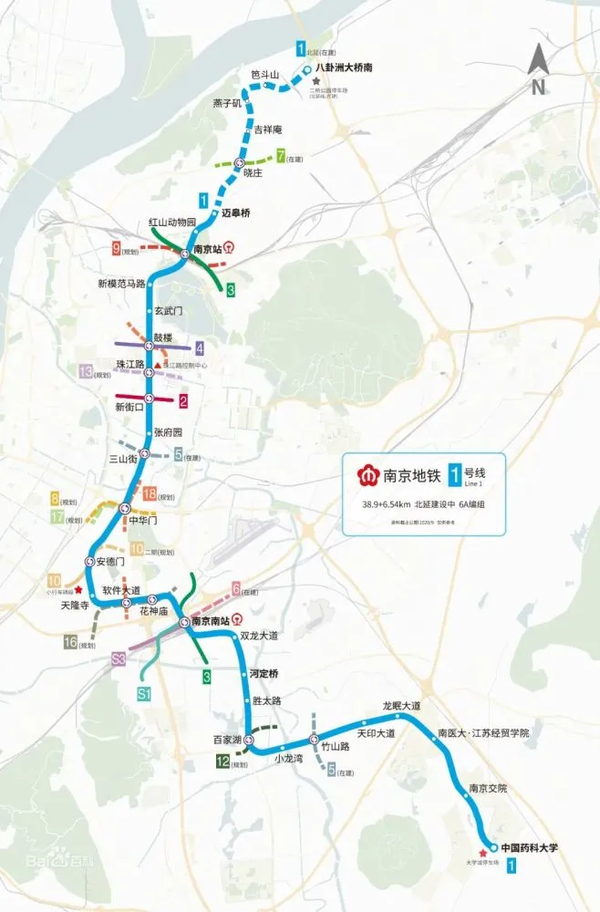 2021 年南京9条地铁在建,其中4条会延迟通车,另有6条线路力争今年开建