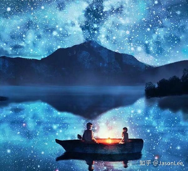 醉后不知天在水,满船清梦压星河.