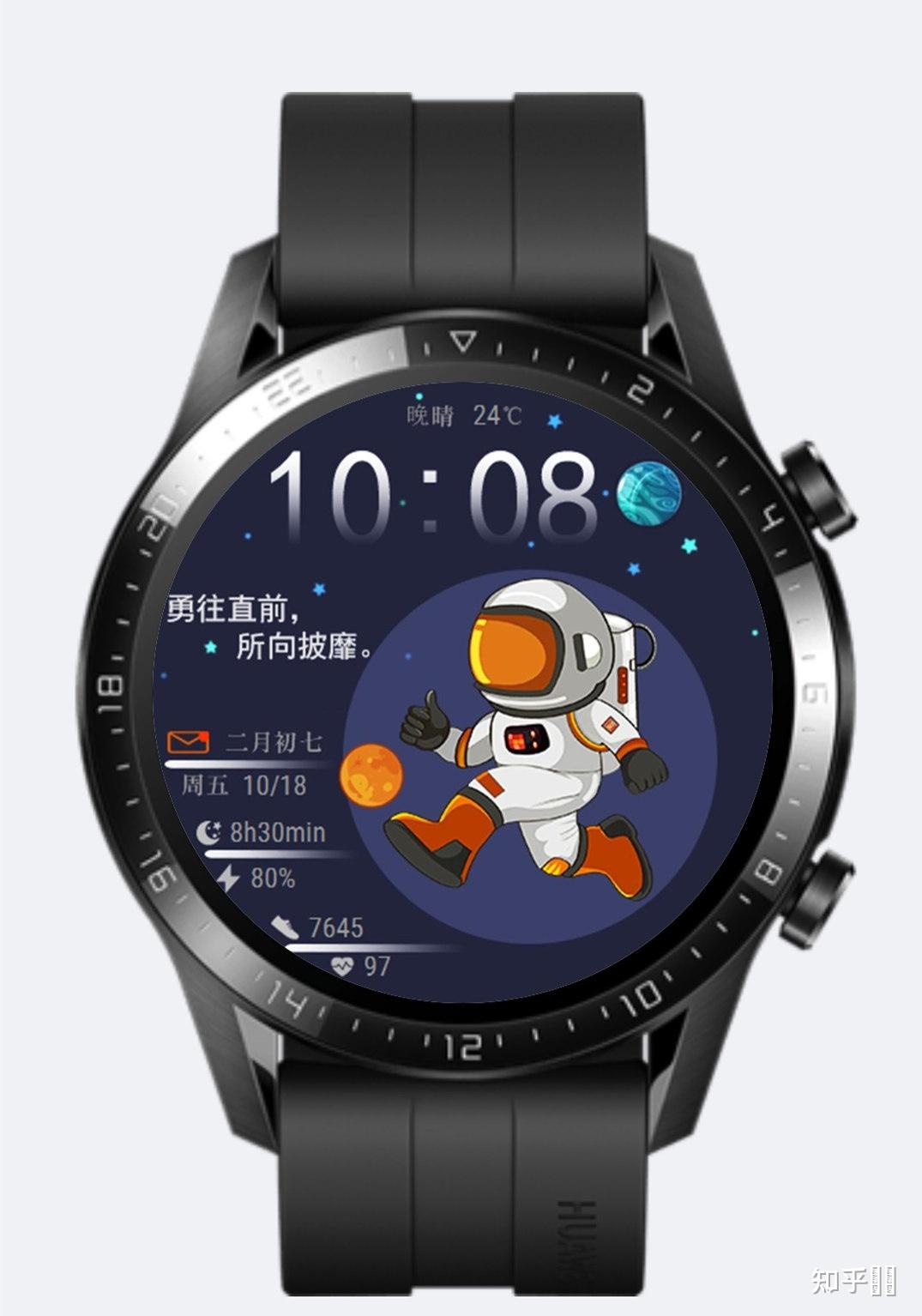 最近华为手表的太空人表盘为什么会火?