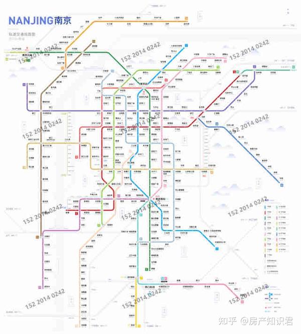 南京市城际轨道交通线网图(远景2035 /规划2025 /已开通运营版),值得