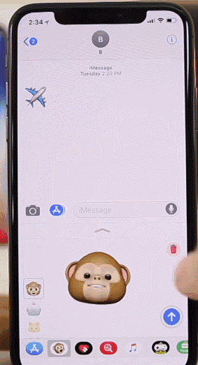 五,录几个自己专属的animoji(动画表情)吧