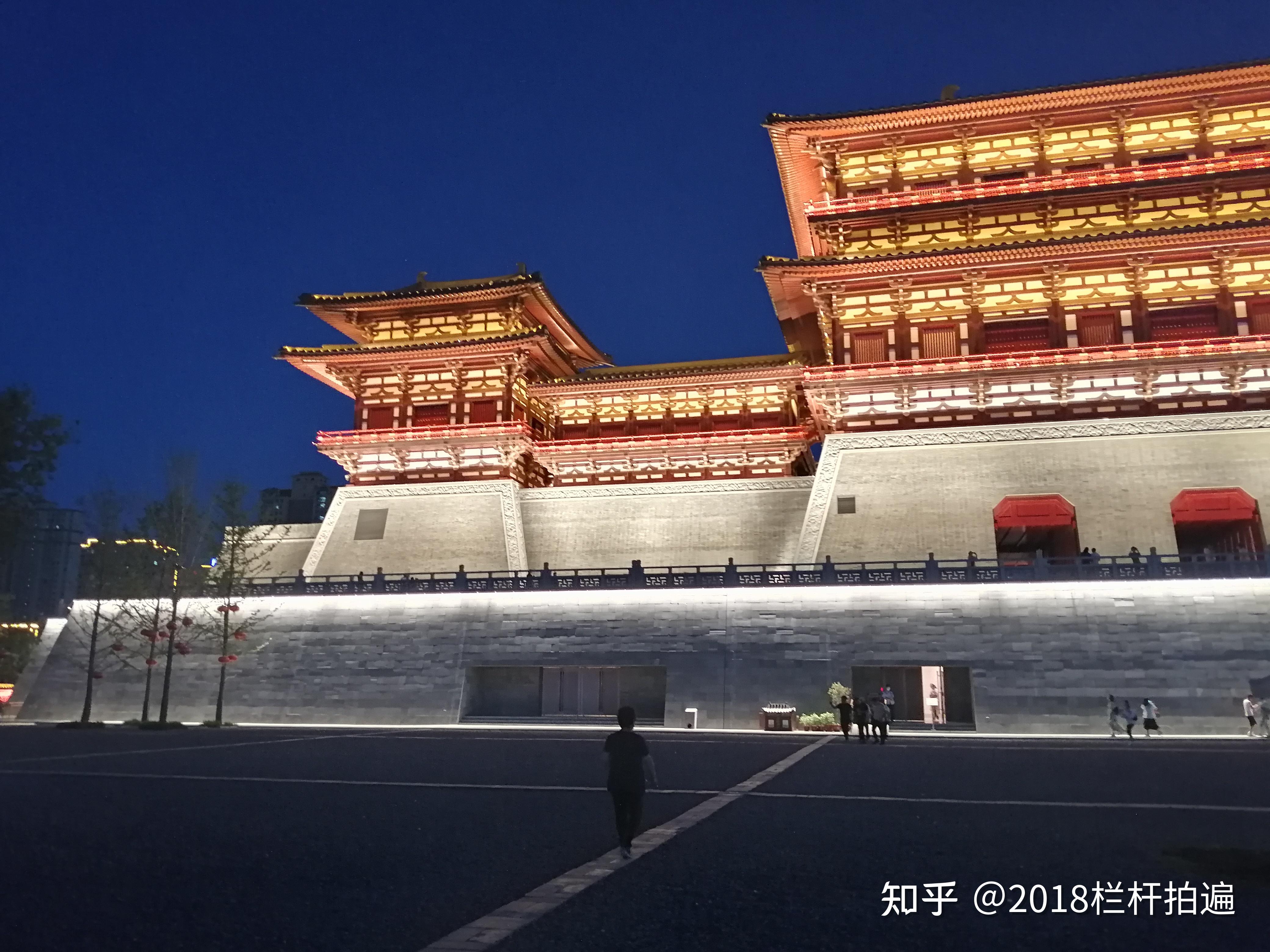 洛阳手机拍摄应天门紫微观夜景