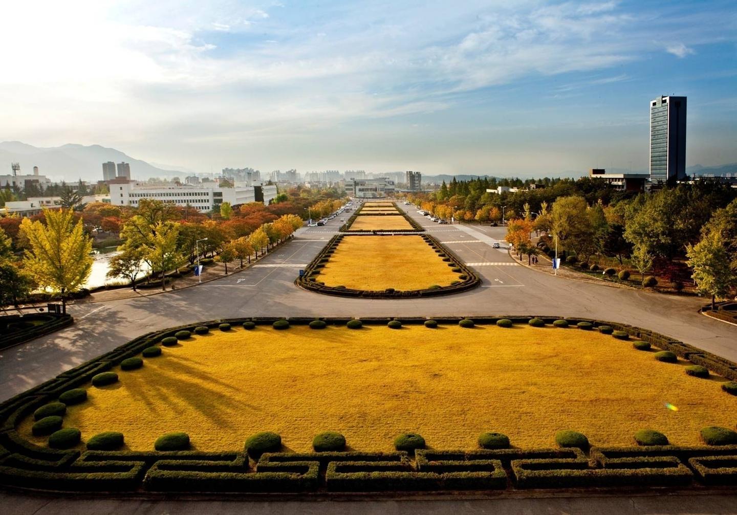 韩国岭南大学的校园
