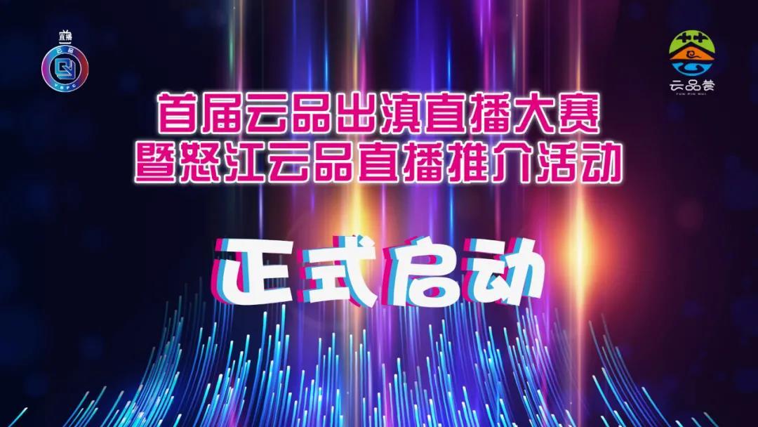 首届云品出滇直播大赛暨怒江云品直播推介活动在"一部