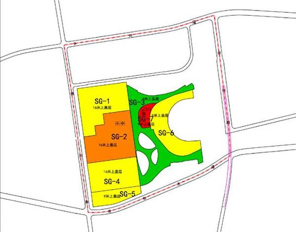 在这两个平台之上,再建住宅,商业,学校,绿地公园,菜市场,邮政局等.