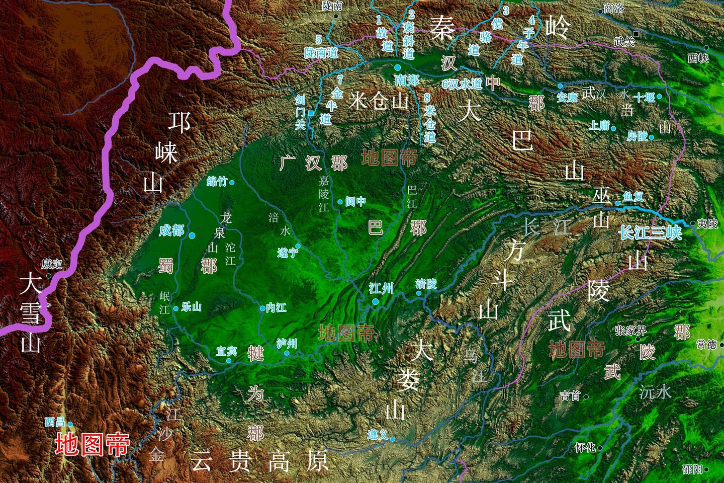 成都位于四川盆地西部,为何历史上蜀国定都于此而不选重庆?