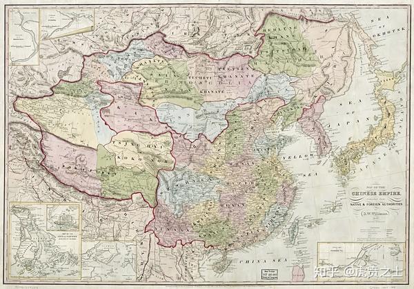 清朝全盛时版图