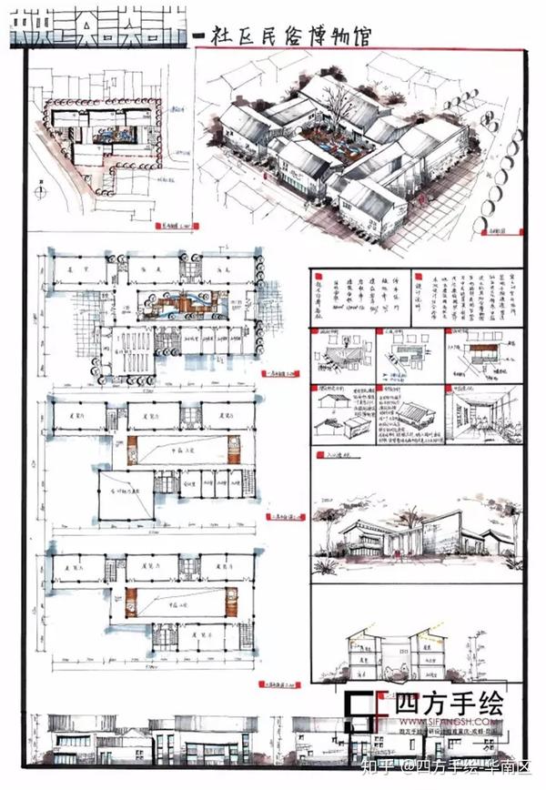 四方学员快题优秀作品