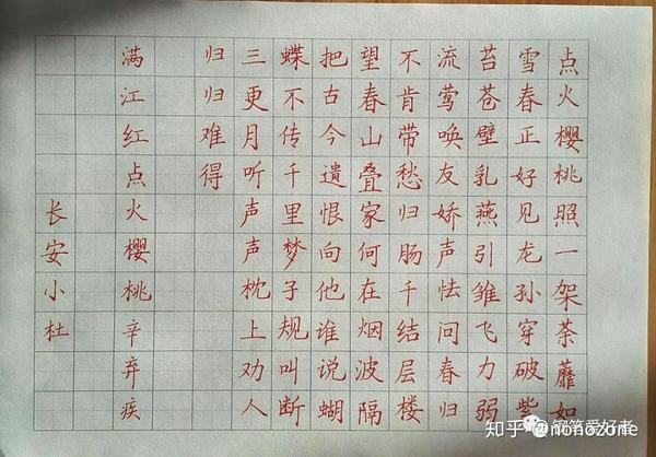 辛弃疾《满江红》钢笔字练习笔友钢笔书法习作欣赏