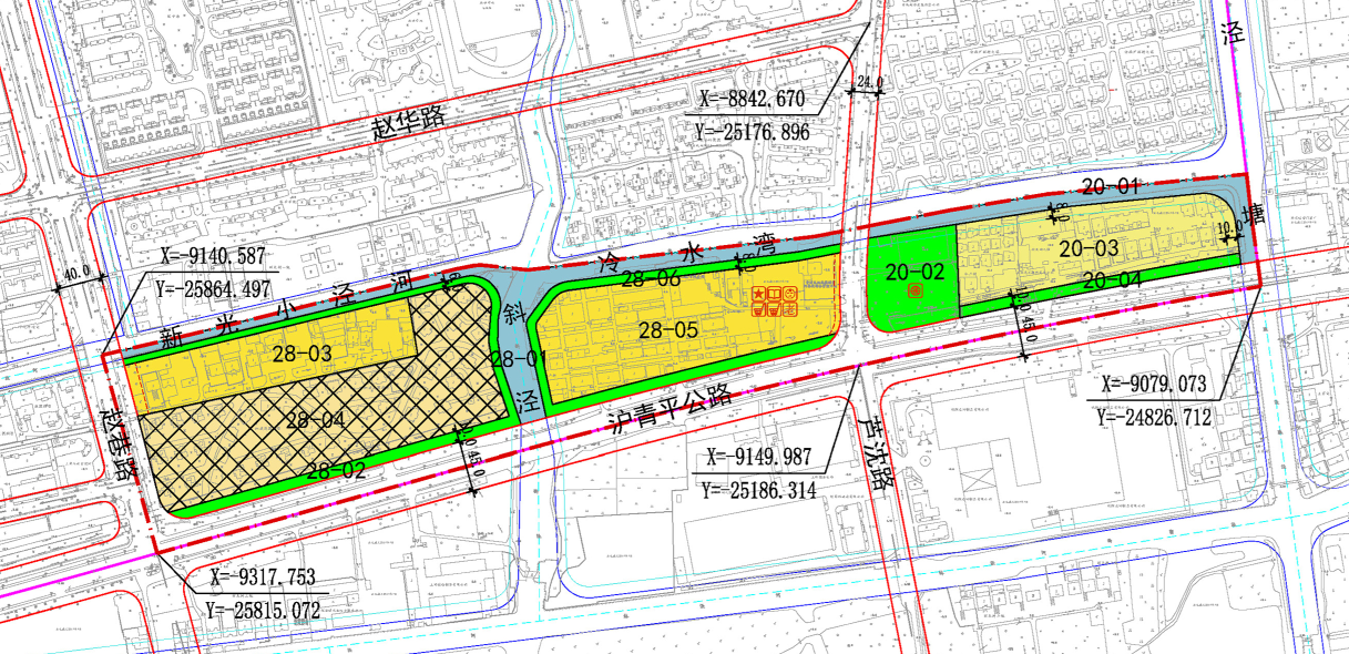 上海市青浦区赵巷镇区qps7-0101单元20,28街坊控制性详细规划 来看