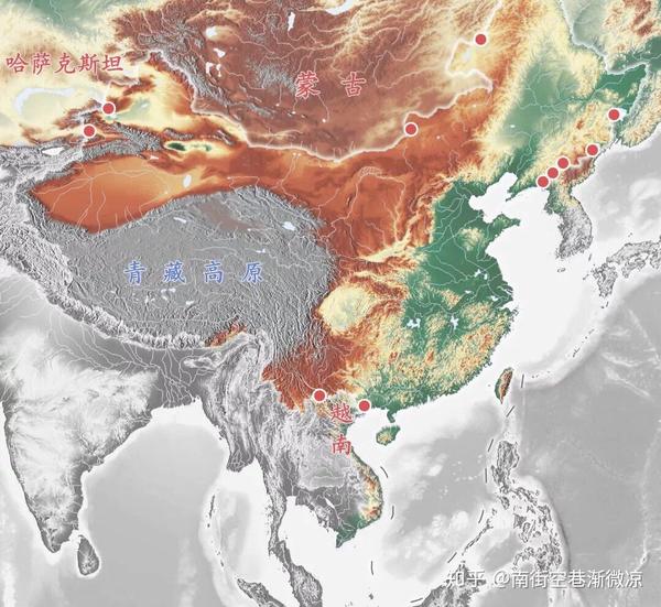 从地域上看,中国这11个铁路边境口岸在空间大致分布在我国的东北,西南