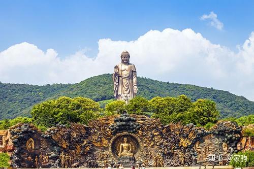 来到灵山大佛景点,请不要错过每一个.