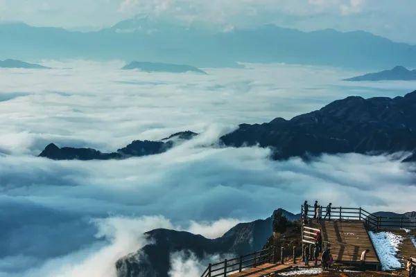 昭通大山包准时开启雪景模式