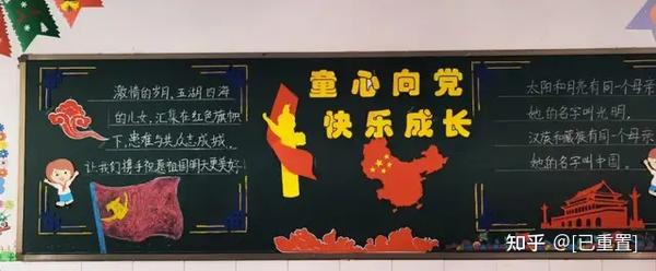 四川天府新区万安小学——开展建党100周年主题黑板报