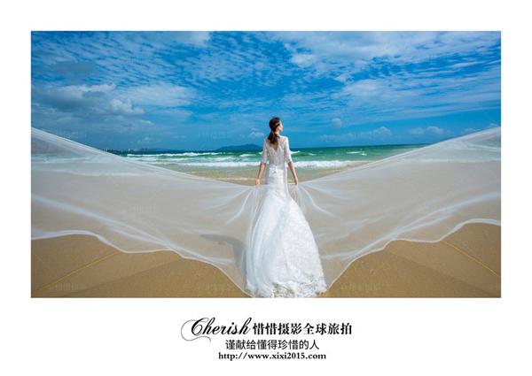 厦门三亚丽江大理当地婚纱摄影大揭秘:新娘拍单人婚纱照能用到哪些
