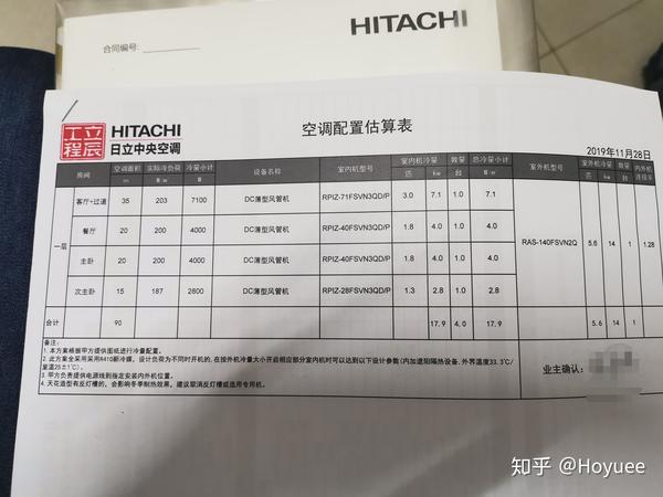 日立中央空调vammini配置