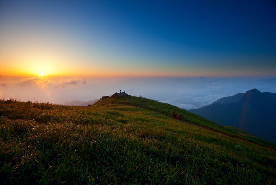 江西秋季热门旅游景点武功山旅游攻略低音号免费语音导游