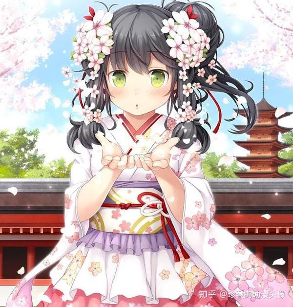 珍藏的动漫头像&联盟圈动漫(二次元和风美图欣赏 ) 小圆圈本期分享