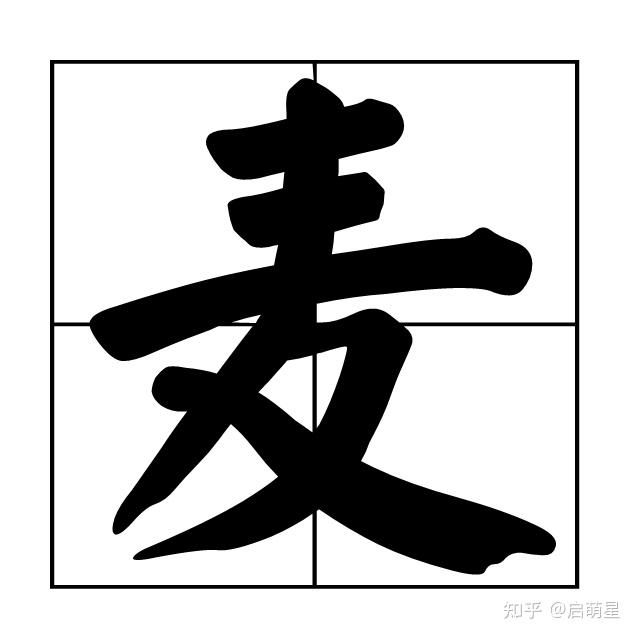 带麦字旁可起名的汉字