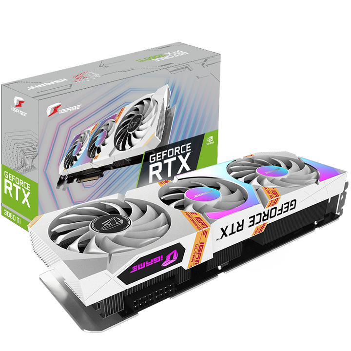 七彩虹 rtx3060ti ultra w oc lhr 游戏显卡