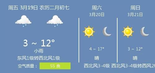 2021年3月19日衡水的天气