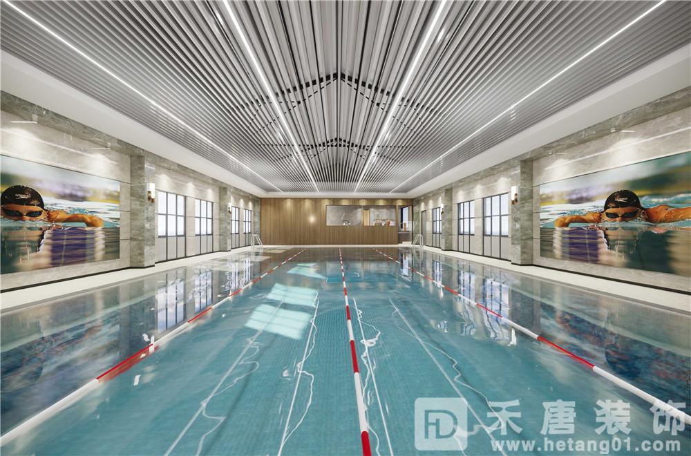 上海游泳池设计装修室内游泳馆装修设计效果图