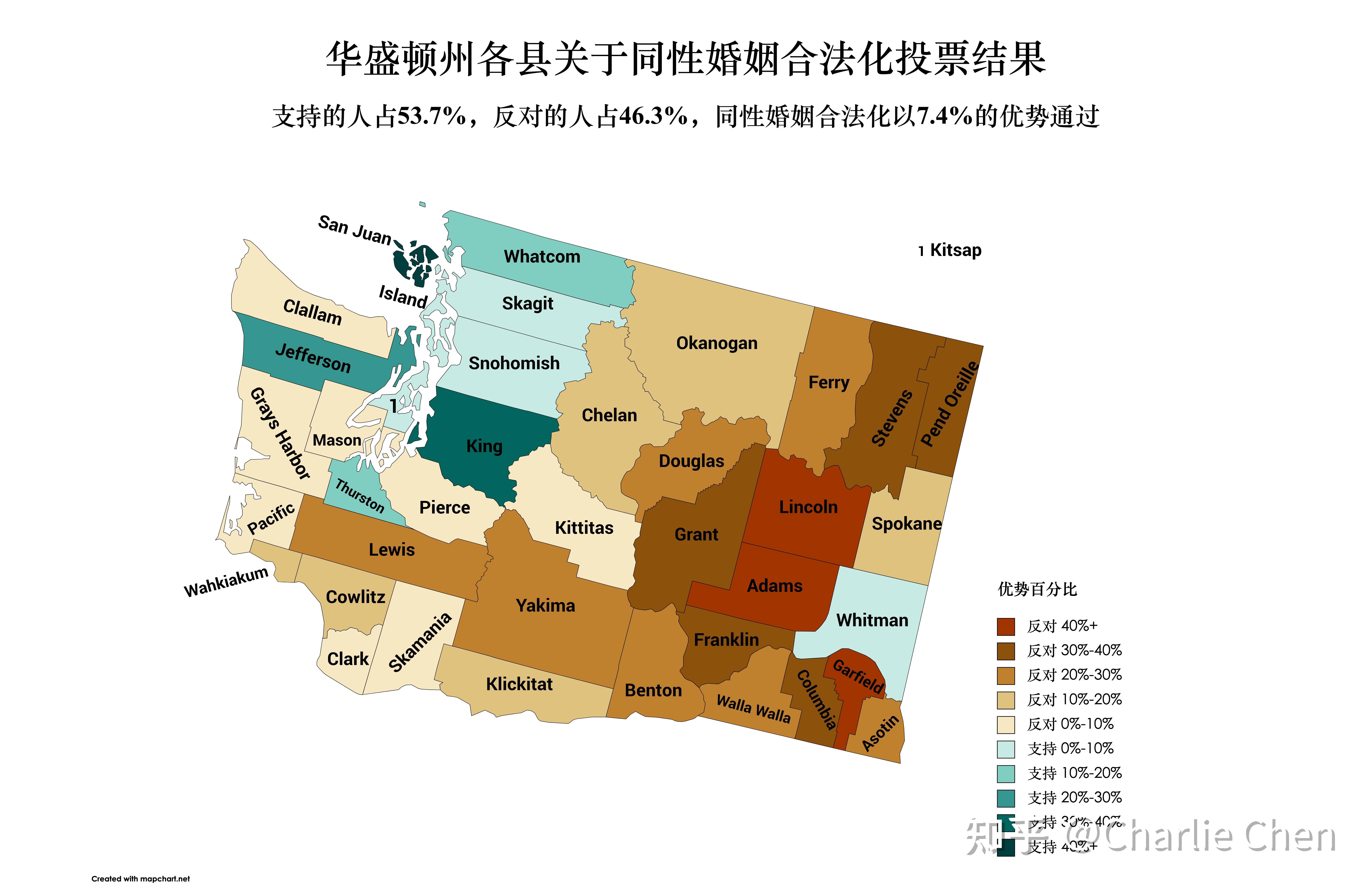 2012年华盛顿州在总统选举和两项公投中投票结果分析