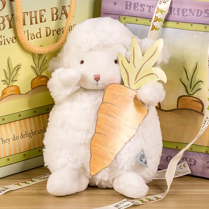 美国小羊公仔毛绒玩具正版小坐羊bunnies by the bay网