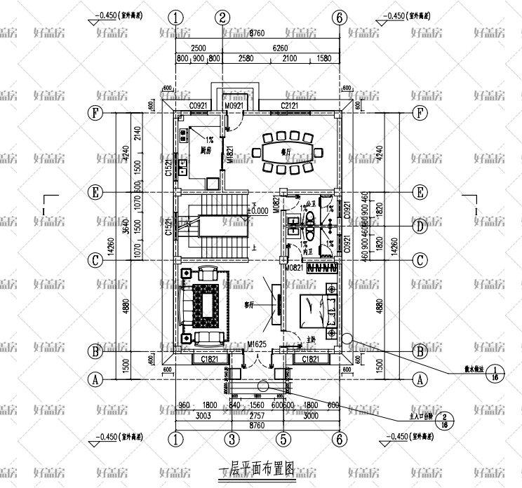 华丽的建筑色彩使别墅在建筑群中脱颖而出.