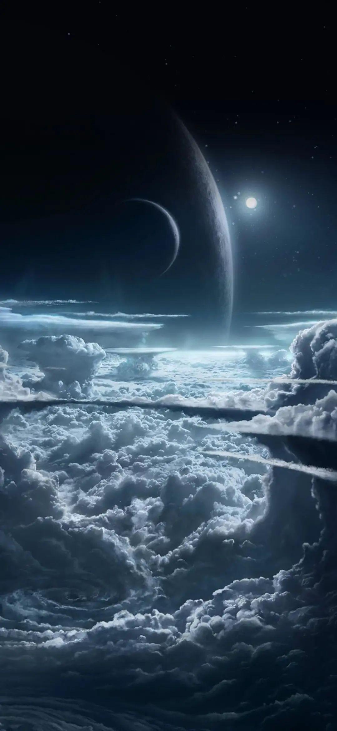 有星空云朵壁纸吗