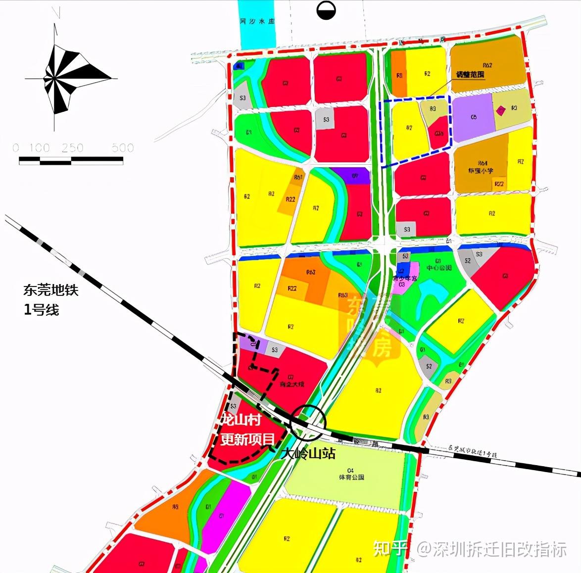 东莞大岭山317亩tod旧改,保利拿下!保润中标大朗更新项目