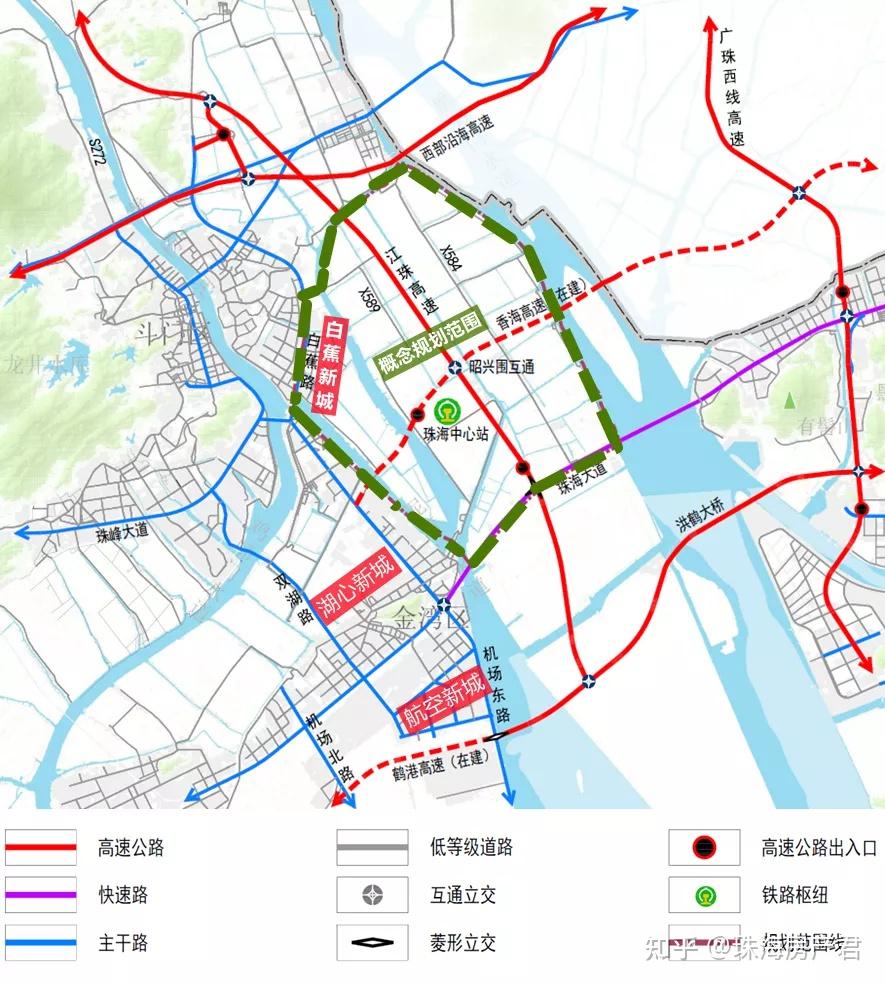 珠海鹤洲中心站将建4高铁2城际2城市轨道利好斗门和金湾