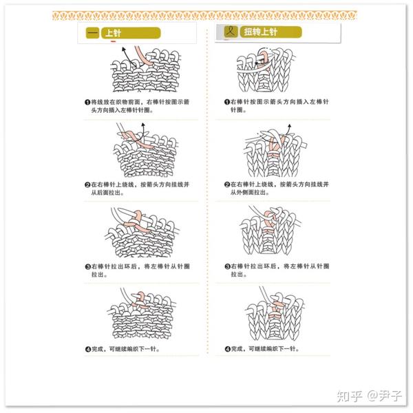 编织基本针法及符号一