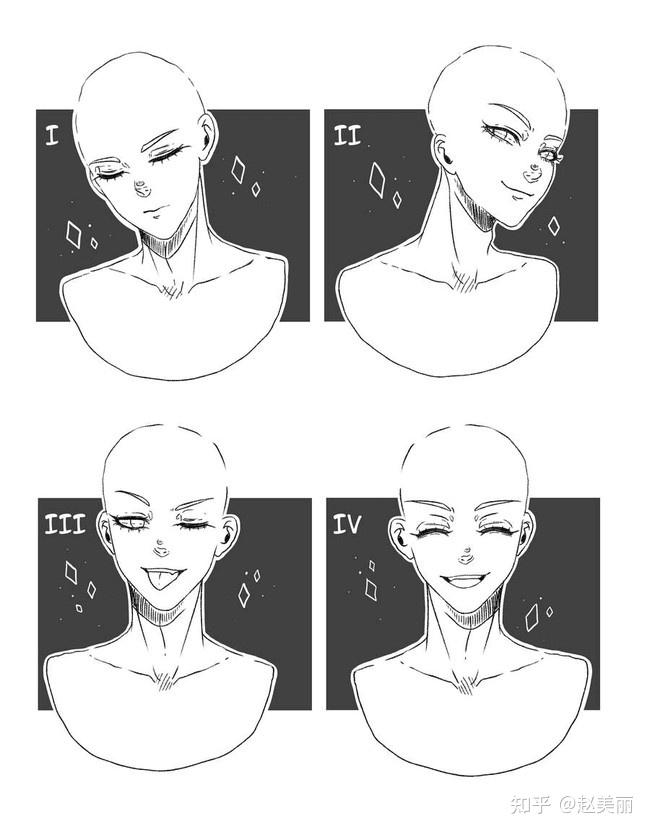 板绘素材人物动态表情模板
