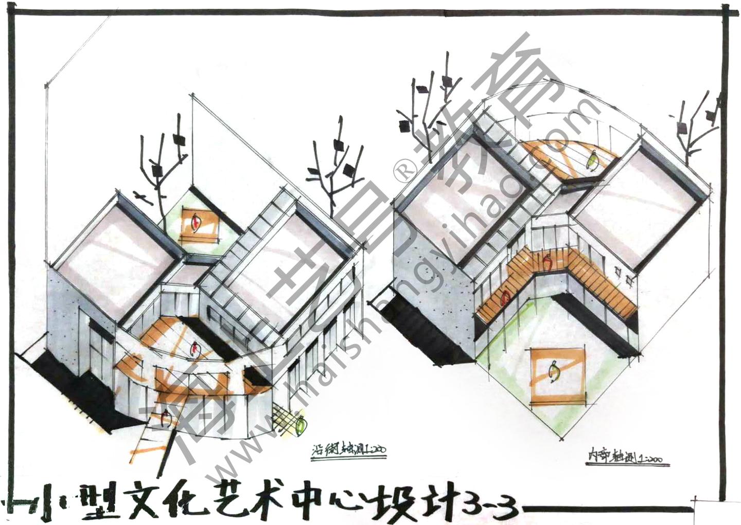 从2019年2020年同济大学快题看考研考点