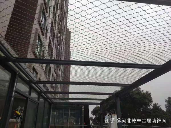 雨棚坠物防砸网露台上防抛物防护网小区一楼底层防高空抛物网