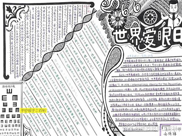 爱眼护眼手抄报