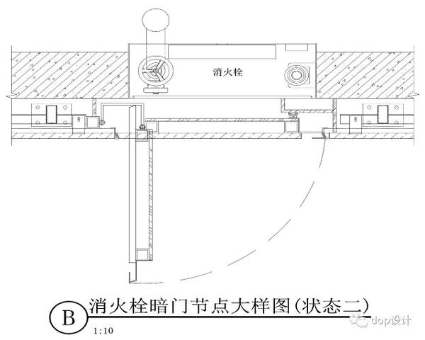 室内设计施工工艺003 - 消火栓暗门小知识(可开启180度哦!