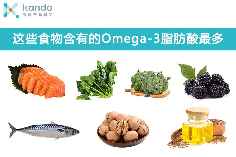 omega-3食物排行榜(包括肉类,蔬菜,水果,坚果.