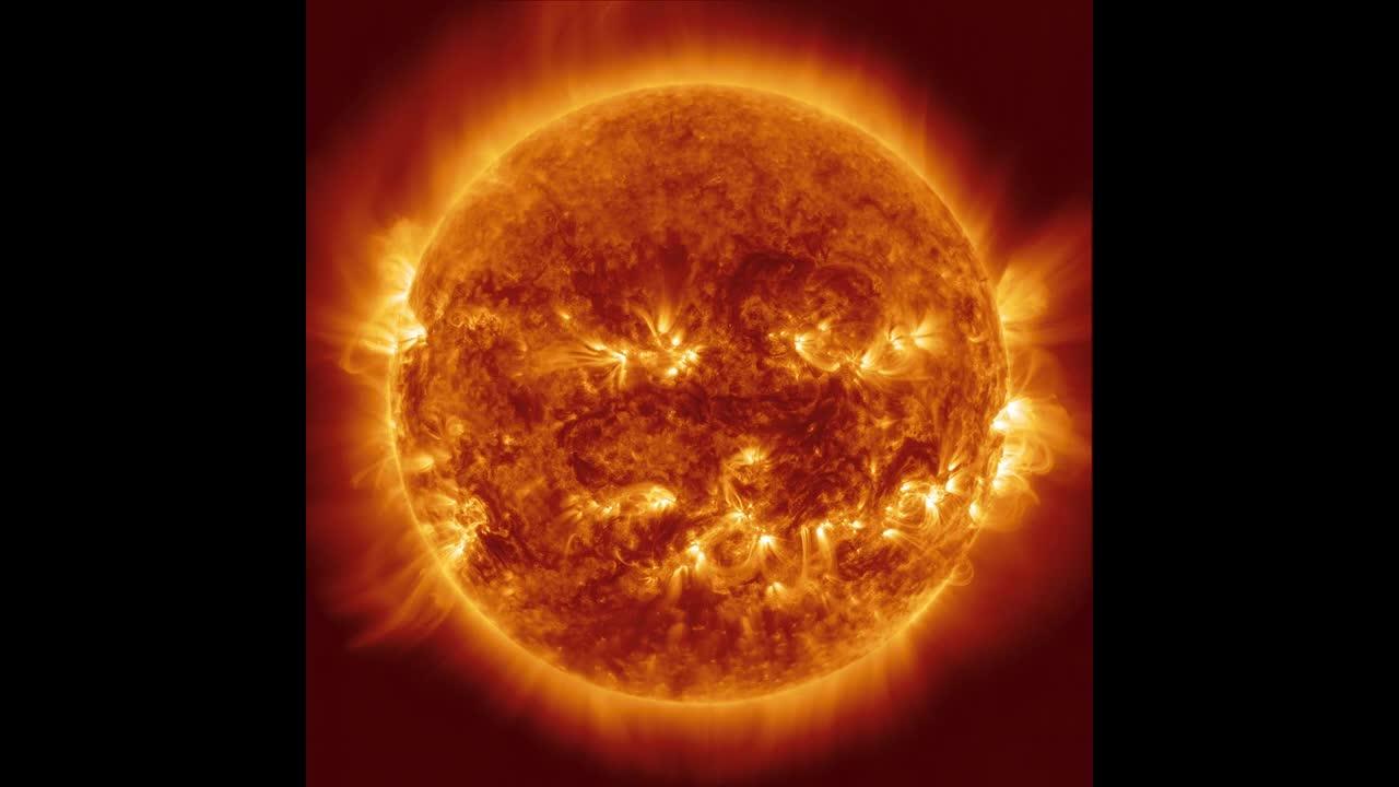 太壮观了!nasa公开了一段太阳真实的画面,看起来很酷