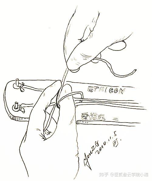 实用干货滑线结打结技巧集锦医生值得收藏