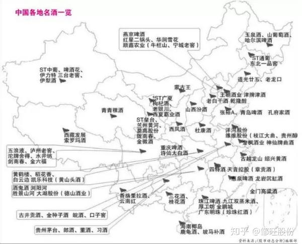 5分钟了解中国白酒的地理分布,看看你家乡都有什么酒