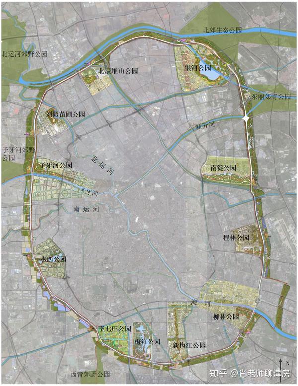 最新公示!天津市外环城市公园及周边地区城市设计草案