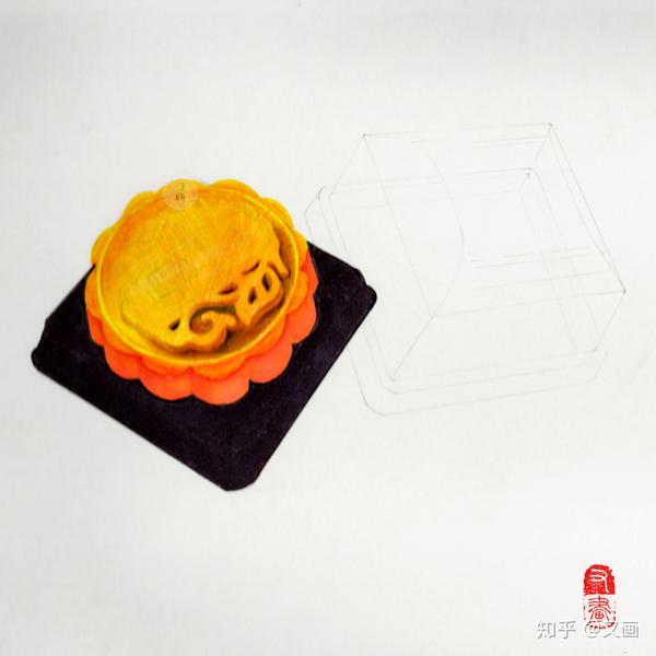 彩铅| 中秋月饼 | 画个月饼带回家