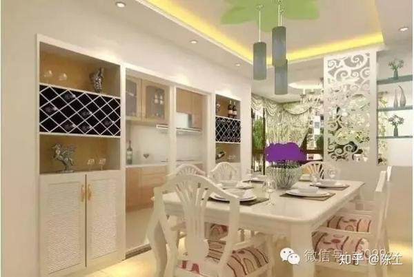 厨房门用酒柜代替这样也能储物